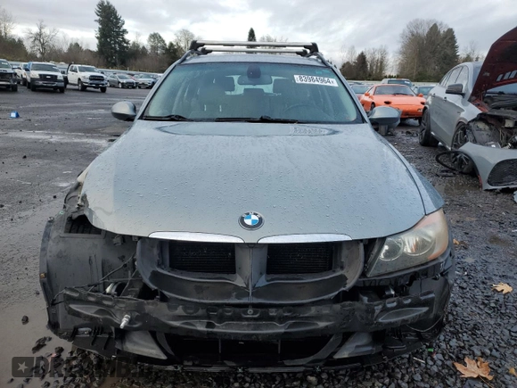 2007 BMW 3 Series 328i with VIN WBAVS13527FX16321, listed as a Copart auction lot 83984964 with 189,655 mi miles and Salvage Title. Bid and sale history available at carsss.com. Image 5.