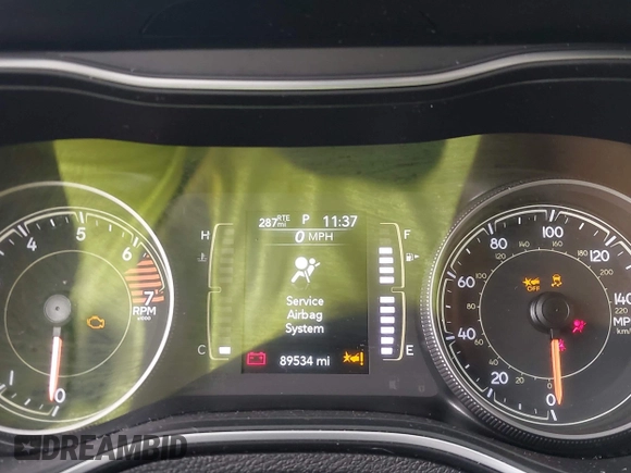 2021 Jeep Cherokee Latitude with VIN 1C4PJLCB9MD125782, listed as a IAAI auction lot 42251788 with 89,534 mi miles and . Bid and sale history available at DreamBid. Image 7.