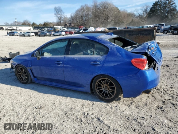 2016 Subaru WRX with VIN JF1VA1B64G9811564, listed as a Copart auction lot 89174365 with 81,939 mi miles and Salvage Title. Bid and sale history available at DreamBid. Image 2.