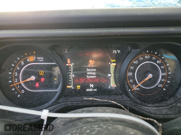 2024 Jeep Wrangler Rubicon z VIN 1C4PJXCG1RW298288, wystawiony jako Copart lot #81371914 z przebiegiem 4 445 mil mil oraz Szkoda całkowita • Salvage title. Historia ofert i sprzedaży dostępna na DreamBid. Obrazek 9.
