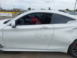 2017 Infiniti Q60 Red Sport 400 with VIN JN1FV7EKXHM611062, listed as a IAAI auction lot 40374401 with 69,460 mi miles and . Bid and sale history available at carsss.com. Image 14.