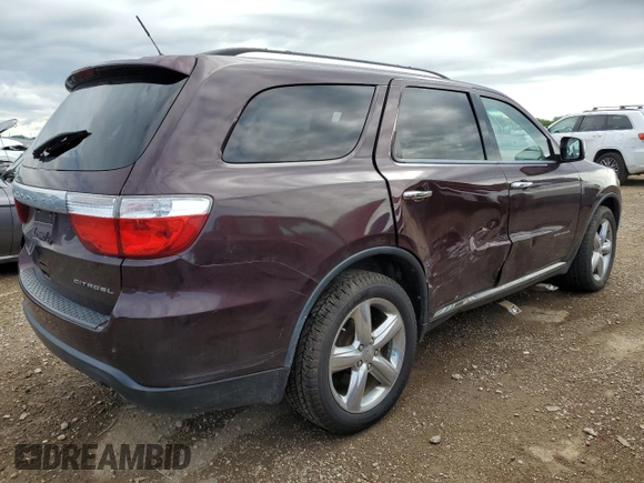 2012 Dodge Durango Citadel с VIN 1C4RDJEG5CC264910, выставлен на аукционе Copart как лот 61461145 с пробегом 162 010 миль миль и Списание • Salvage title. История ставок и продаж доступна на DreamBid. Изображение 3.