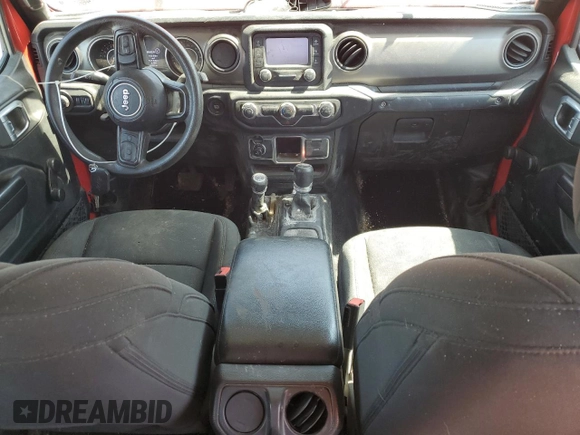 2021 Jeep Gladiator Sport S with VIN 1C6JJTAGXML540532, listed as a Copart auction lot 48422645 with 97,372 mi miles and Salvage title. Bid and sale history available at DreamBid. Image 8.