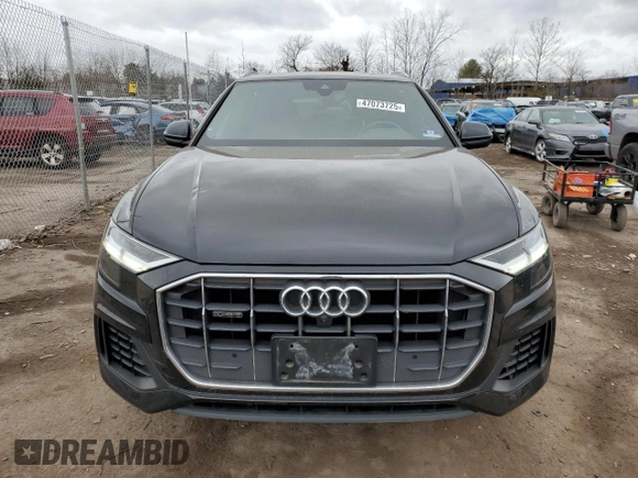 2019 Audi Q8 Premium Plus with VIN WA1BVAF14KD030723, listed as a Copart auction lot 47073725 with 70,628 mi miles and Salvage Title. Bid and sale history available at carsss.com. Image 5.