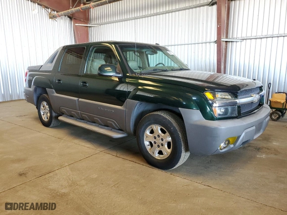 2002 Chevrolet Avalanche with VIN 3GNEC13T72G360865, listed as a Copart auction lot 54077115 with 201,031 mi miles and Clean Title. Bid and sale history available at carsss.com. Image 4.
