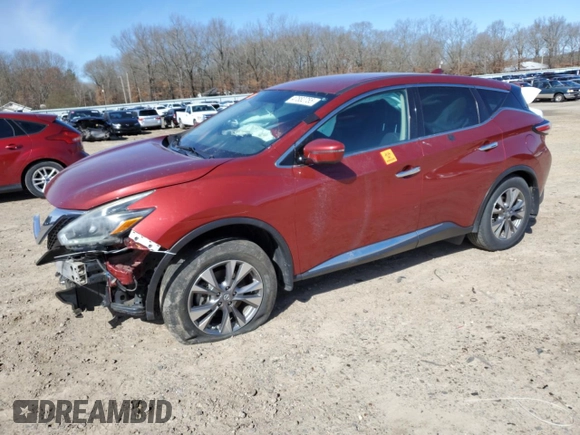 2018 Nissan Murano S with VIN 5N1AZ2MG8JN139287, listed as a Copart auction lot 47882755 with 90,107 mi miles and Salvage Title. Bid and sale history available at carsss.com. Image 1.