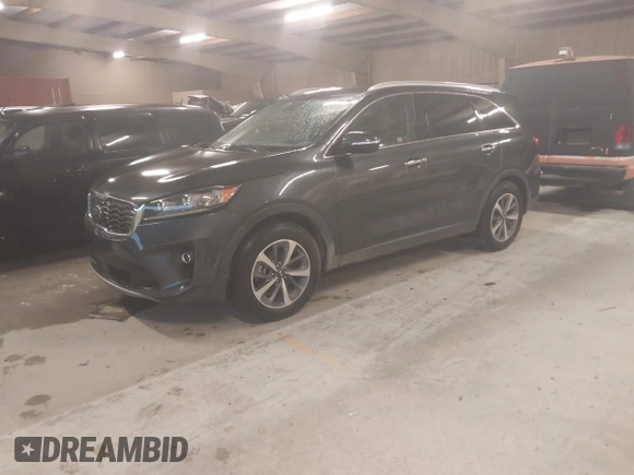 2019 Kia Sorento EX Sport V6 with VIN 5XYPH4A54KG493932, listed as a IAAI auction lot 41923939 with 119,427 mi miles. Bid and sale history available at carsss.com. Image 2.