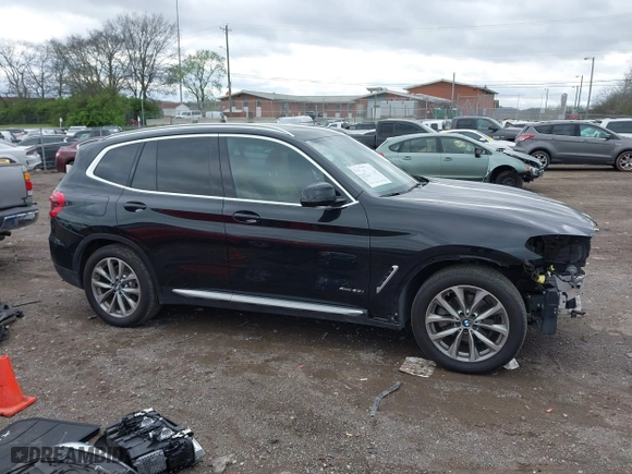 2018 BMW X3 xDrive30i with VIN 5UXTR9C56JLC73430, listed as a IAAI auction lot 41882646 with 75,193 mi miles. Bid and sale history available at carsss.com. Image 13.