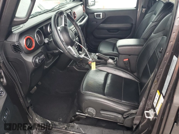 2018 Jeep Wrangler Unlimited Sahara z VIN 1C4HJXEG8JW112042, wystawiony jako Copart lot #55596745 z przebiegiem 75 096 mil mil oraz Szkoda całkowita • Salvage title. Historia ofert i sprzedaży dostępna na DreamBid. Obrazek 7.