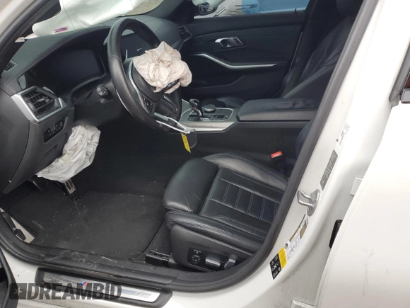 2021 BMW 3 Series M340i xDrive with VIN 3MW5U9J02M8B60533, listed as a Copart auction lot 84322494 with 0 mi miles and Salvage Title. Bid and sale history available at carsss.com. Image 7.