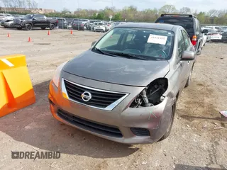 2014 Nissan Versa S Plus with VIN 3N1CN7APXEL850427, listed as a IAAI auction lot 41941915 with 65,155 mi miles. Bid and sale history available at carsss.com. Image 6.