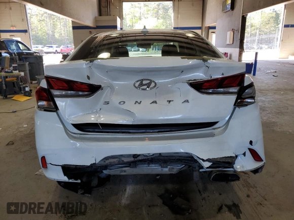 2018 Hyundai Sonata Sport with VIN 5NPE34AF1JH701108, listed as a Copart auction lot 53298305 with 113,678 mi miles and Salvage Title. Bid and sale history available at carsss.com. Image 6.