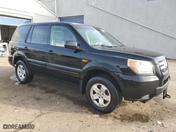 2007 Honda Pilot LX with VIN 2HKYF18167H508118, listed as a Copart auction lot 41486725 with 274,278 mi miles and Clean Title. Bid and sale history available at carsss.com. Image 4.