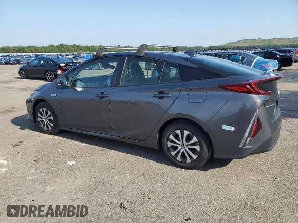 2021 Toyota Prius LE with VIN JTDKAMFP3M3166034, listed as a Copart auction lot 63271275 with 52,536 mi miles and Salvage title. Bid and sale history available at DreamBid. Image 2.