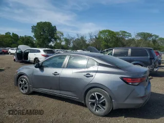 2024 Nissan Sentra SV with VIN 3N1AB8CV7RY223419, listed as a Copart auction lot 55936995 with 21,623 mi miles and Salvage title. Bid and sale history available at DreamBid. Image 2.