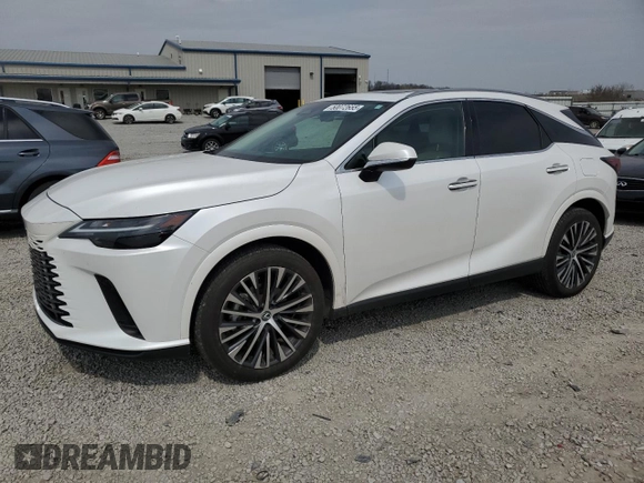 2023 Lexus RX with VIN 2T2BAMCA0PC024960, listed as a Copart auction lot 50072655 with 15,149 mi miles and Salvage Title. Bid and sale history available at carsss.com. Image 1.