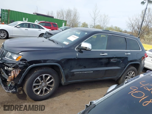 2014 Jeep Grand Cherokee Limited with VIN 1C4RJFBG4EC220054, listed as a IAAI auction lot 42050036 with 100,552 mi miles and . Bid and sale history available at DreamBid. Image 14.