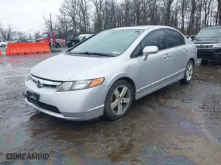 2008 Honda Civic Sdn EX with VIN 1HGFA16828L019302, listed as a IAAI auction lot 41846862 with 278,152 mi miles. Bid and sale history available at carsss.com. Image 2.