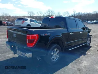 2022 Ford F-150 XL with VIN 1FTEW1EP6NFA39874, listed as a IAAI auction lot 41942202 with 34,545 mi miles. Bid and sale history available at carsss.com. Image 4.