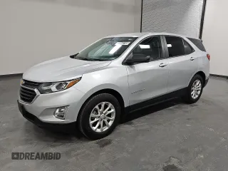 2020 Chevrolet Equinox LS z VIN 2GNAXFEV8L6197414, wystawiony jako Copart lot #55846185 z przebiegiem 105 418 mil mil oraz Czysty tytuł • Clean title. Historia ofert i sprzedaży dostępna na DreamBid. Obrazek 1.