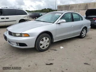 2002 Mitsubishi Galant ES with VIN 4A3AA46G42E117189, listed as a Copart auction lot 68738064 with 147,493 mi miles and Salvage Title. Bid and sale history available at carsss.com. Image 1.