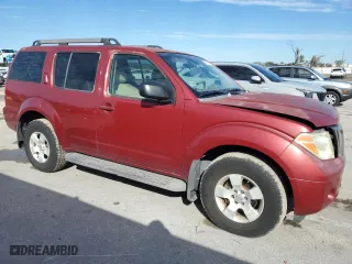 2005 Nissan Pathfinder LE with VIN 5N1AR18U85C724592, listed as a Copart auction lot 42197395 with 144,783 mi miles and Salvage Title. Bid and sale history available at carsss.com. Image 4.