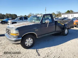 1992 Ford F-150 with VIN 1FTEF15N9NLA78538, listed as a Copart auction lot 75543574 with 0 mi miles and Salvage Title. Bid and sale history available at carsss.com. Image 1.