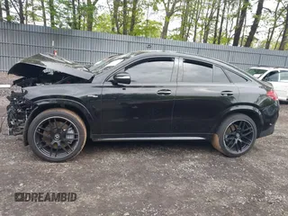 2021 Mercedes-Benz GLE 53 AMG with VIN 4JGFD6BB8MA249819, listed as a IAAI auction lot 42213429 with 46,262 mi miles and . Bid and sale history available at DreamBid. Image 14.