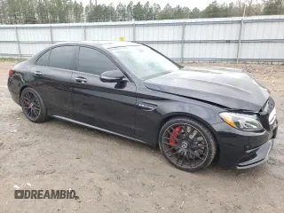 2017 Mercedes-Benz C 63 S AMG with VIN 55SWF8HB3HU193401, listed as a Copart auction lot 49440934 with 35,623 mi miles and . Bid and sale history available at DreamBid. Image 4.