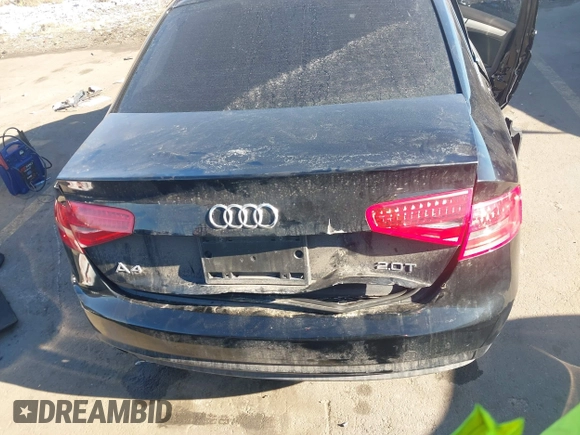 2013 Audi A4 Premium with VIN WAUAFAFL7DA146399, listed as a IAAI auction lot 41233368 with 120,034 mi miles. Bid and sale history available at carsss.com. Image 16.