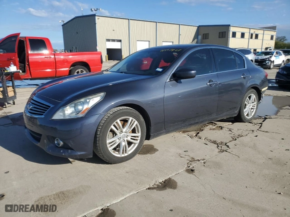 2011 Infiniti G25 Sedan Journey with VIN JN1DV6AP6BM830689, listed as a Copart auction lot 81357464 with 196,670 mi miles and Salvage Title. Bid and sale history available at carsss.com. Image 1.