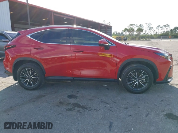 2025 Lexus NX with VIN 2T2ADCAZ8SC018984, listed as a IAAI auction lot 41641184 with 14,489 mi miles. Bid and sale history available at carsss.com. Image 14.