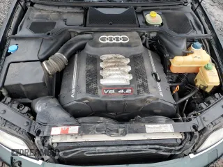 2002 Audi S8 with VIN WAUGU44D12N007629, listed as a Copart auction lot 84200554 with 156,384 mi miles and Clean Title. Bid and sale history available at DreamBid. Image 11.