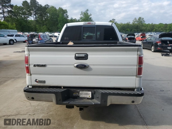2014 Ford F-150 XL with VIN 1FTFW1CT0EKF35426, listed as a Copart auction lot 54832165 with 96,961 mi miles and Salvage title. Bid and sale history available at DreamBid. Image 6.