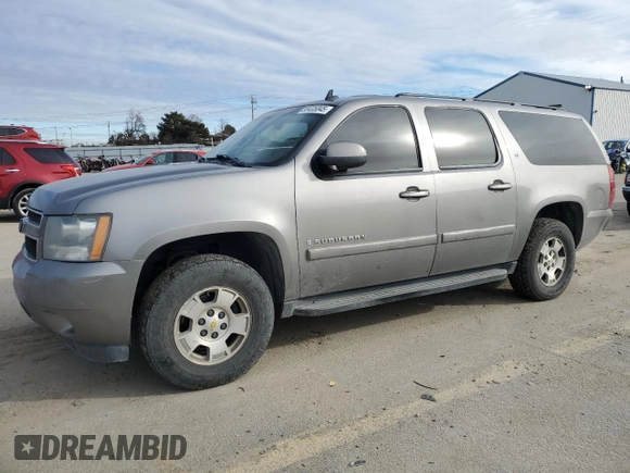 2008 Chevrolet Suburban LTZ with VIN 3GNFK16378G183777, listed as a Copart auction lot 89405045 with 184,492 mi miles and Salvage Title. Bid and sale history available at carsss.com. Image 1.