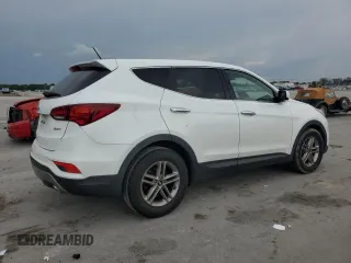 2018 Hyundai Santa Fe 2.4L with VIN 5NMZT3LB2JH056889, listed as a Copart auction lot 57801705 with 133,454 mi miles and Salvage title. Bid and sale history available at DreamBid. Image 3.