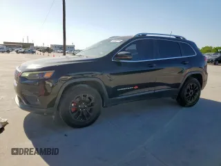 2019 Jeep Cherokee Latitude Plus with VIN 1C4PJMLB0KD273628, listed as a Copart auction lot 52635215 with 194,495 mi miles and Clean title. Bid and sale history available at DreamBid. Image 1.
