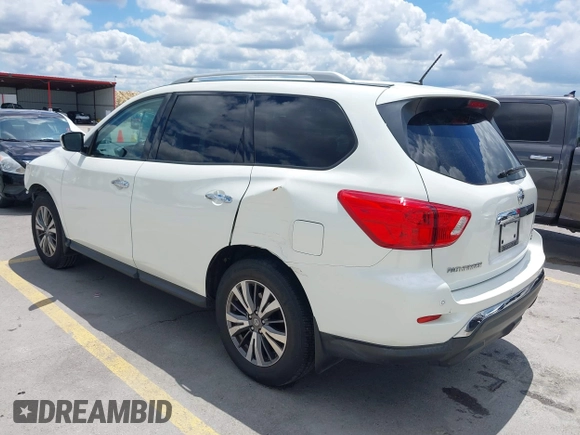 2017 Nissan Pathfinder SL with VIN 5N1DR2MM9HC622361, listed as a IAAI auction lot 42238045 with 111,607 mi miles and . Bid and sale history available at DreamBid. Image 3.