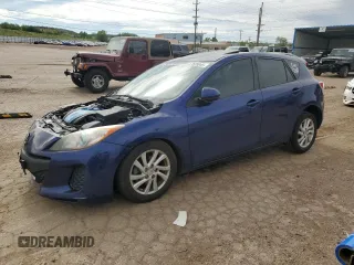 2012 Mazda 3 i Grand Touring z VIN JM1BL1M86C1610408, wystawiony jako Copart lot #57628845 z przebiegiem 162 480 mil mil oraz Szkoda całkowita • Salvage title. Historia ofert i sprzedaży dostępna na DreamBid. Obrazek 1.