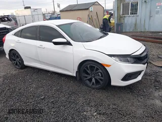 2020 Honda Civic Sedan Sport with VIN 19XFC2F87LE216756, listed as a IAAI auction lot 41640875 with 45,666 mi miles. Bid and sale history available at carsss.com. Image 1.