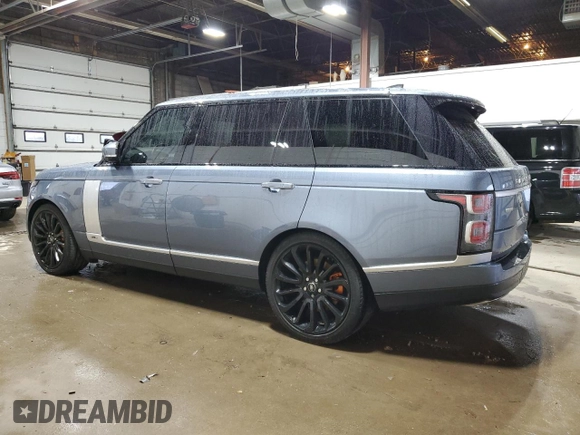2019 Land Rover Range Rover z VIN SALGV5RE8KA519007, wystawiony jako Copart lot #81339944 z przebiegiem 55 158 mil mil oraz Szkoda całkowita • Salvage title. Historia ofert i sprzedaży dostępna na DreamBid. Obrazek 2.