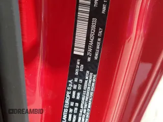 2024 FIAT 500e INSPI(RED) with VIN ZFAFFAA42RX209333, listed as a Copart auction lot 68452924 with 489 mi miles and Salvage Title. Bid and sale history available at carsss.com. Image 12.