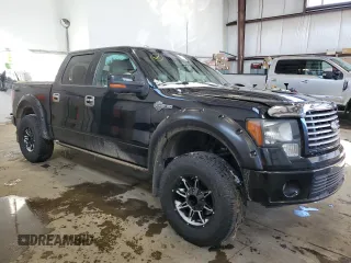2011 Ford F-150 Lariat with VIN 1FTFW1E64BFC98094, listed as a Copart auction lot 48716675 with 245,173 mi miles and Salvage Title. Bid and sale history available at carsss.com. Image 4.