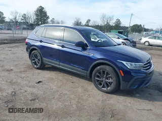 2022 Volkswagen Tiguan SE with VIN 3VV3B7AX4NM062714, listed as a IAAI auction lot 41173705 with 69,264 mi miles and . Bid and sale history available at DreamBid. Image 1.