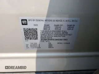 2021 Chevrolet Blazer LT z VIN 3GNKBHRS1MS567393, wystawiony jako Copart lot #59411855 z przebiegiem 53 127 mil mil oraz Szkoda całkowita • Salvage title. Historia ofert i sprzedaży dostępna na DreamBid. Obrazek 13.