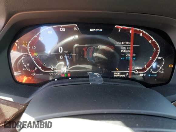 2021 BMW X5 xDrive45e с VIN 5UXTA6C02M9F15948, выставлен на аукционе Copart как лот 51549025 с пробегом 43 170 миль миль и Списание • Salvage title. История ставок и продаж доступна на DreamBid. Изображение 9.
