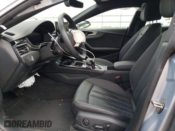 2020 Audi A5 Sportback Premium Plus with VIN WAUCNCF59LA020388, listed as a Copart auction lot 55458853 with 35,331 mi miles. Bid and sale history available at carsss.com. Image 7.