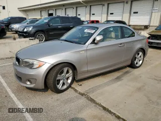 2012 BMW 1 Series 128i with VIN WBAUP7C58CVP23368, listed as a Copart auction lot 58289085 with 186,349 mi miles and Salvage title. Bid and sale history available at DreamBid. Image 1.