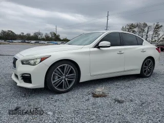 2014 Infiniti Q50 Hybrid Sport with VIN JN1AV7AP0EM692306, listed as a Copart auction lot 88644575 with 83,444 mi miles and Clean Title. Bid and sale history available at DreamBid. Image 1.