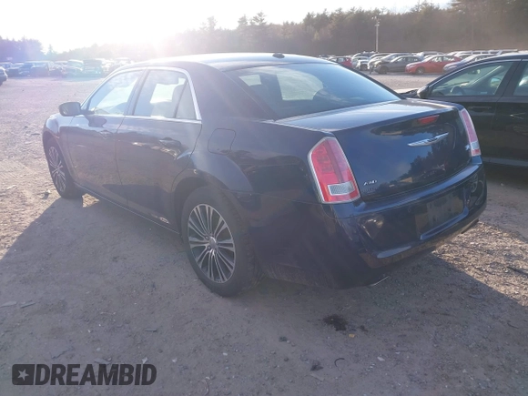 2014 Chrysler 300 with VIN 2C3CCAGGXEH183881, listed as a IAAI auction lot 41186958 with 110,796 mi miles. Bid and sale history available at carsss.com. Image 3.